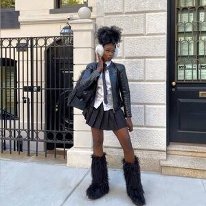 Ugg fluff Momma boots tall